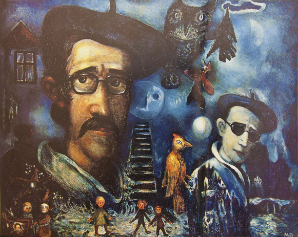 Image - Petro Markovych: Autobiographical Motif (1971).